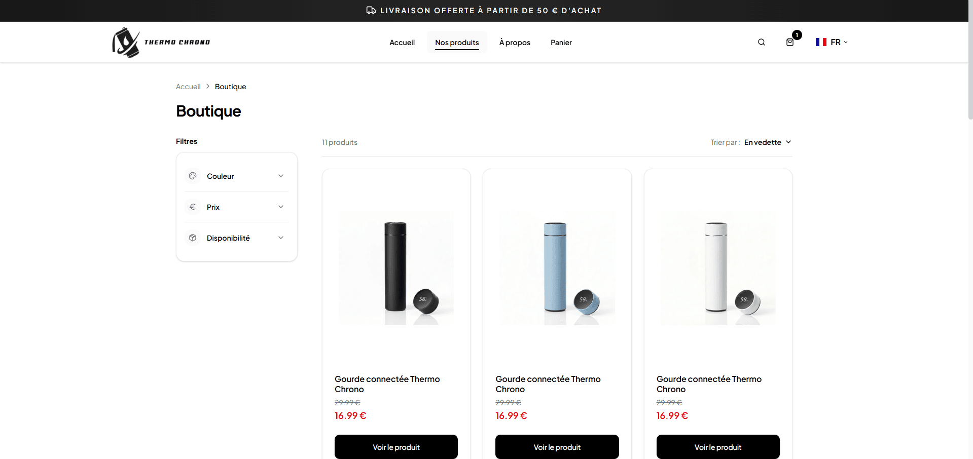 ThermoChron - Nos produits